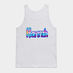 Top 10 best personalised gifts  a. Hannah -personalised,personalized name nautical pattern Tank Top